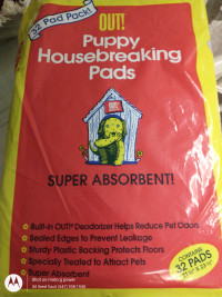 28  PADS puppy housebreaking pet puppies size 21 1/2” x 23 1/2”