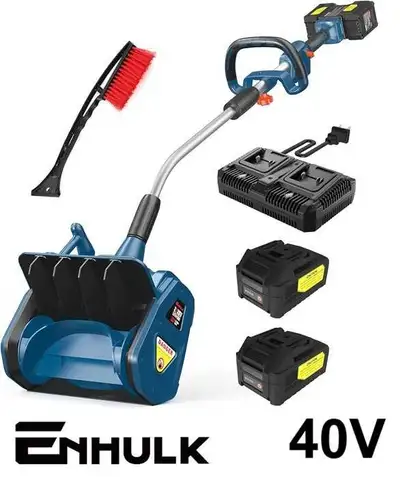 Enhulk Electric Snow Shovel, 40V | 13-Inch | Cordless Snow Blow, View more