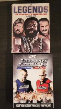 WWE and UFC DVDs