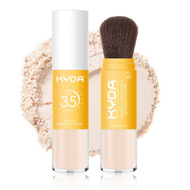 KYDA Mineral Sunscreen Setting Powder, SPF 35, Translucent #2 #3 in Health & Special Needs in City of Toronto