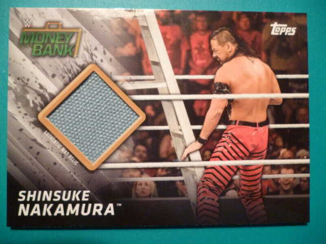 WWE Relic Topps Cards - Nakamura Woods Big E Axel Swagger in Arts & Collectibles in Peterborough