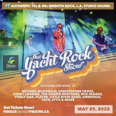 Yacht Rock Show Tix for Fergus Grand May 29, 2025, View more