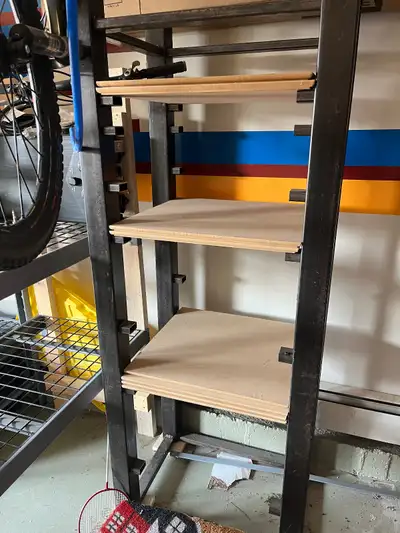 Super cheap way of holding very very heavy gear, Holds > 1000lbs of gear It’s 60 high, 28 wide 22 de...