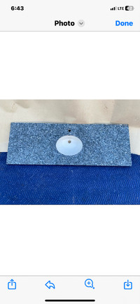 Granite Bathroom counter top with sink