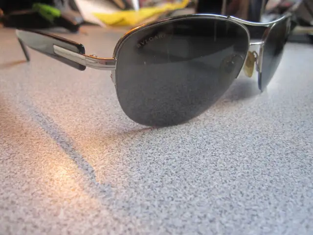 Bvlgari  Sunglasses BV 5011 Aviator Black Made in Italy in Other in City of Toronto - Image 2