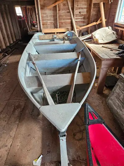 12 foot aluminum princecraft boat, well taken care of with trailer (wiring redone recently, with new...