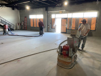 Concrete floor work