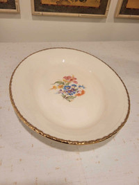 Beautiful Vintage Floral Sovereign Earthenware Plate. Platter