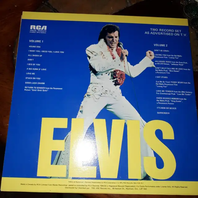 Vintage vinyl Elvis double Lp 197363008307704321121