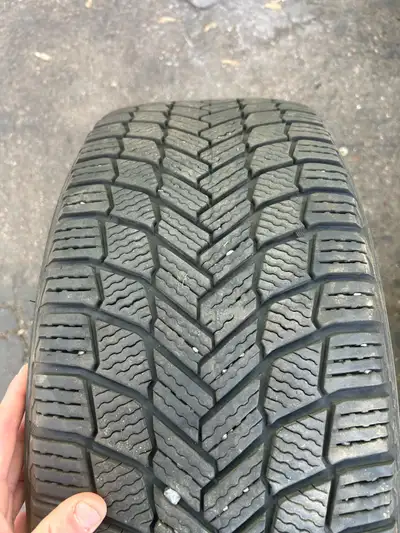 I have 4 and 4 rims for sale one tire doesn’t hold air. no weather cracking lots of life left !