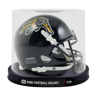 CFL Canadian Football Hamilton Tiger Cats Mini Replica Helmet, View more