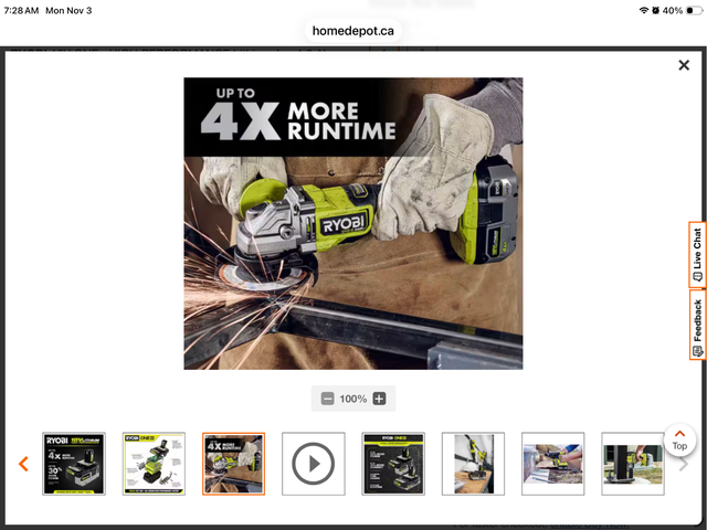 Ryobi 18v HP Battery (New) in Power Tools in Calgary - Image 4