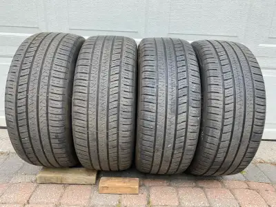 Set of (4) Pirelli P-Zero Plus 225/40/18 All Season Tires Tires no plug or patch , Still have 5.5-6/...
