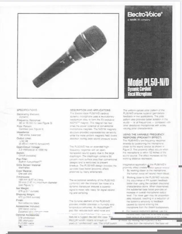 electro voice - microphone in Pro Audio & Recording Equipment in Saskatoon - Image 4