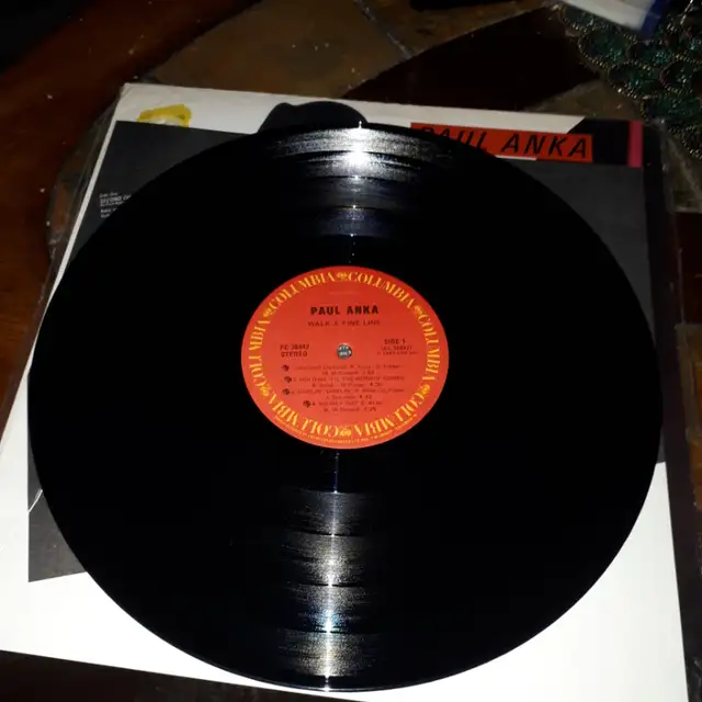 1983 Paul Anka walk a fine line  Vinyl LP63008307354369122