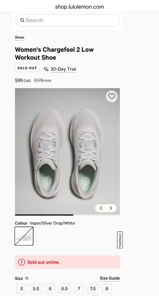 Lululemon women’s shoes size 11 New!! in Women's - Shoes in Oakville / Halton Region - Image 8