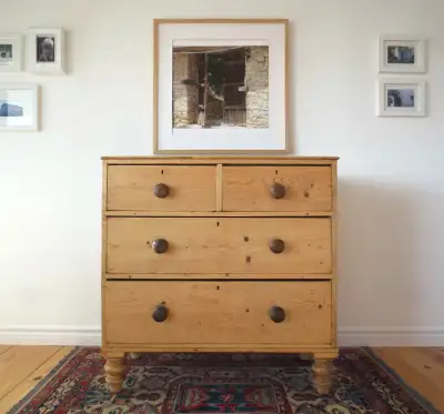 Antique English Chest of Drawers, View more