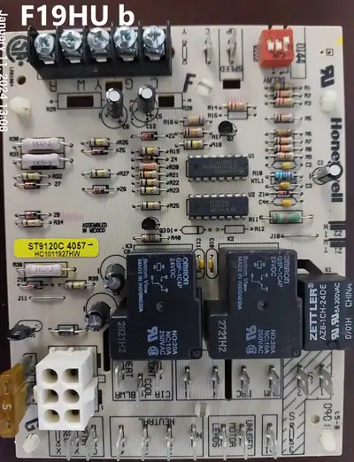 Control Board Specifications – Honeywell ST9120C 4057 - F19HU, View more