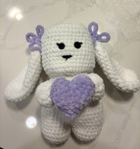Handmade soft plush bunny