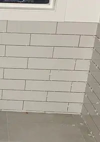 4x16 Grey wall tile 
