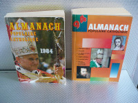 ALMANACH POPULAIRE CATHOLIQUE 1984-1994 VINTAGE-- 2 POUR $ 10.00