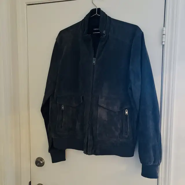Men's Express Suede Bomber Jacket in Men's in City of Toronto - Image 3