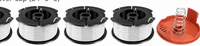 Trimmer Spool Line 30ft 0.065" Compatible with Black + Decker, View more