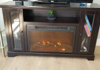 TV STAND FIREPLACE