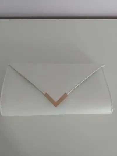 White clutch purse, View more