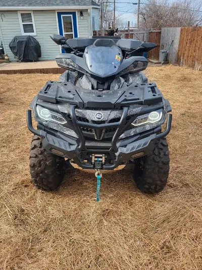 2023 CF Moto Overland 1000. Has 186.1 km on it. One owner, reason selling is we just don't use it li...