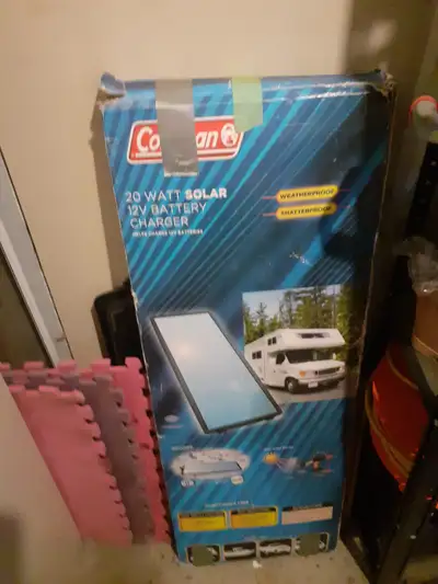 Solar panel and battery charger, View more