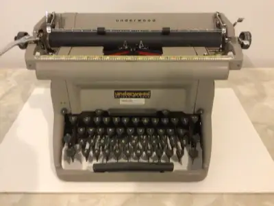 Underwood Typewriter., View more