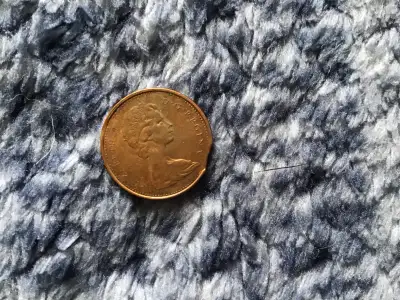 1977 one cent error cut , View more