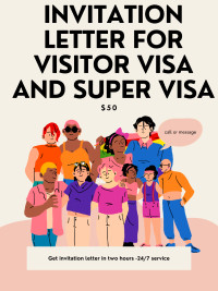 Invitation letter for Super visa and Tourist visa