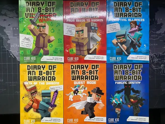 Minecraft Diary of an 8-Bit Warrior Set of 6 Books in Children & Young Adult in Mississauga / Peel Region - Image 2