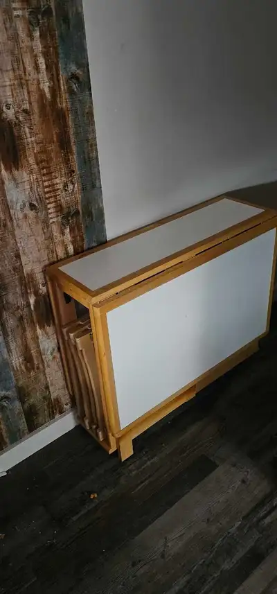 fold out table and 3 chairs, View more