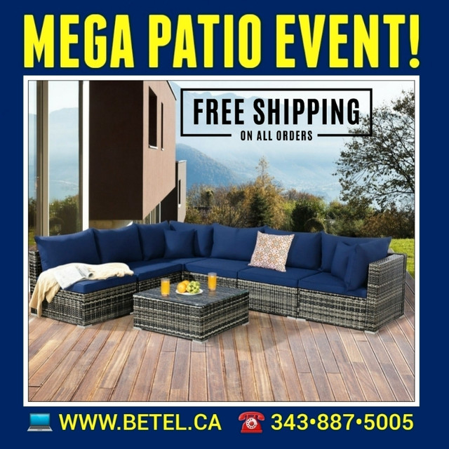 SPRING SALE | OUTDOOR PATIO SETS | FREE SHIPPING in Patio & Garden Furniture in City of Montréal