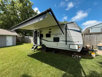 Selling well cared for 2020 Springdale toy hauler. Everything works as it should. Maintenance kept u...