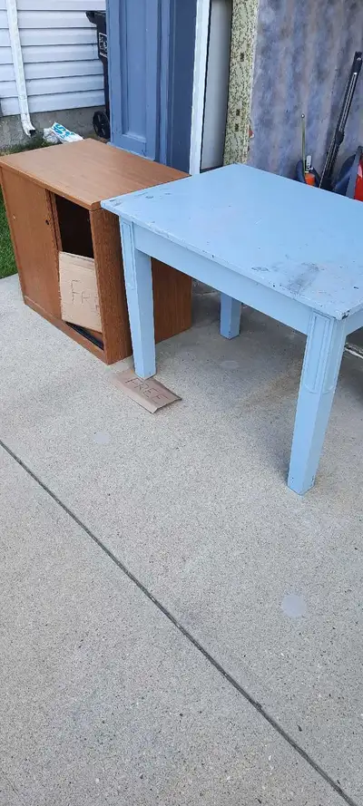Free cabinet and work table, View more