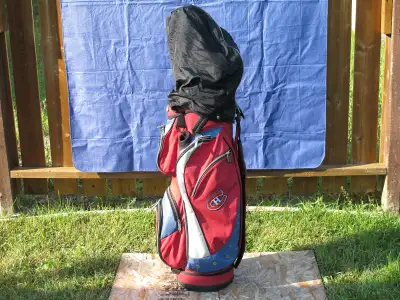 Complete Men's RH 13 Piece Golf Set Powerbilt Irons and Habs Bag, View more