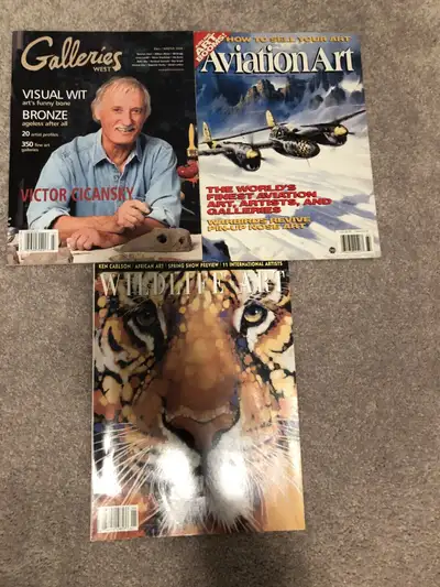 $1 each Art magazines. Tiger wildlife magazine has sold. Posted in books, Magazines in Calgary. Nove...