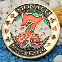 Jeton en métal Casino Monaco pour collectionneur