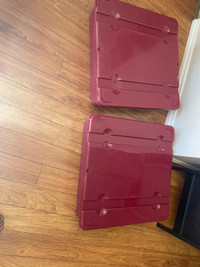 Plastic totes for sale $15 each   