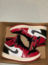 Air jordan 1 patent red zoom cmfts with crease protectors