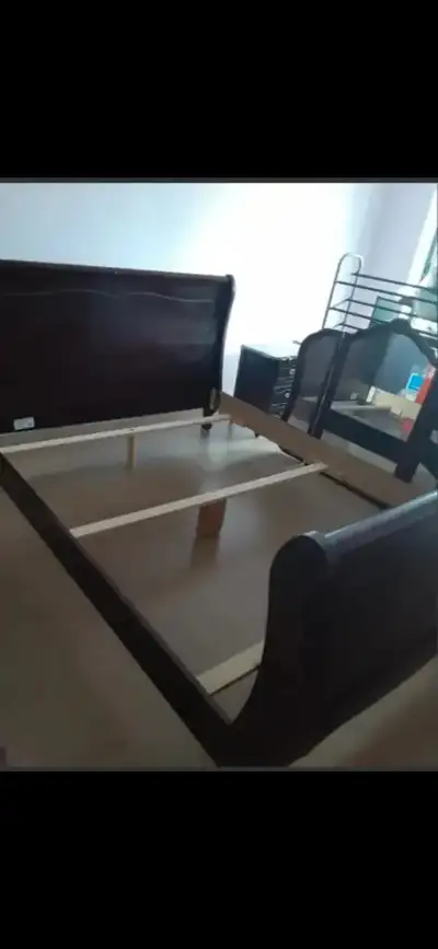 Queen Mahogany Bedframe, View more