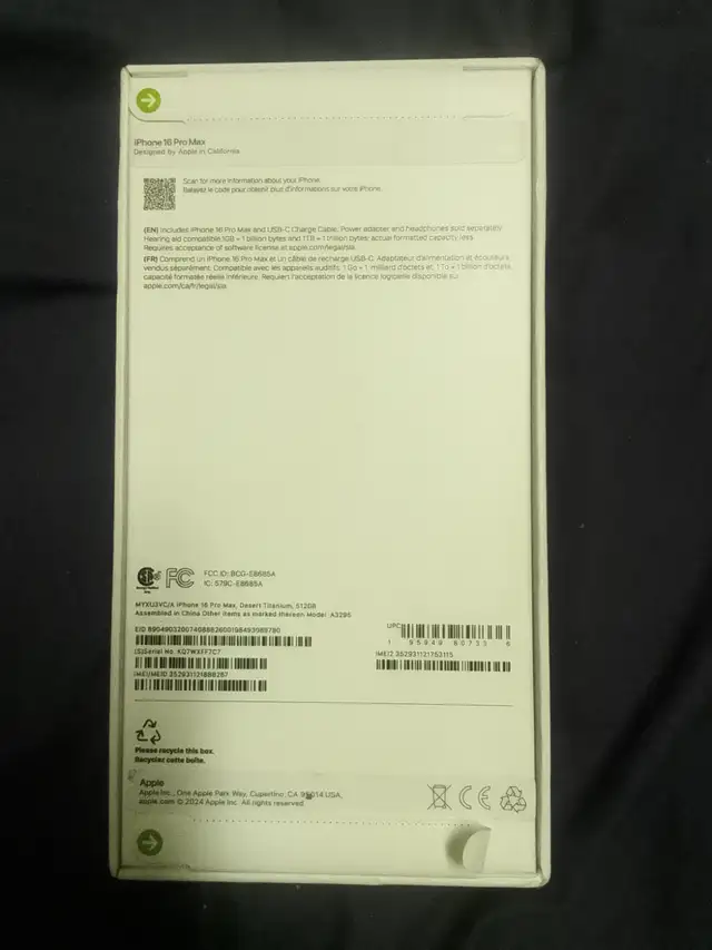 IPhone16 Pro Max62863266383105121