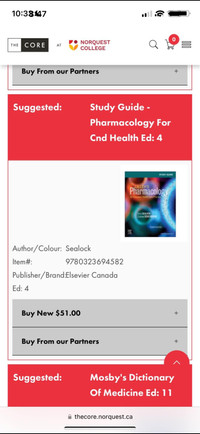 Brand new Pharmacology textbook and study guide for only $120