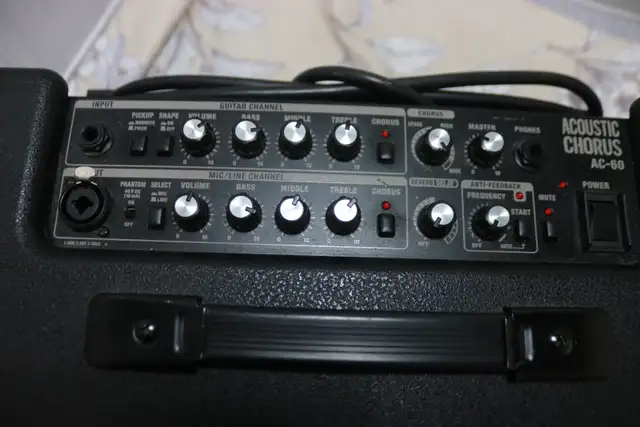 Roland AC-60 – Acoustic Chorus Guitar Amplifier W/ Carry (#6270) in Amps & Pedals in City of Halifax - Image 5