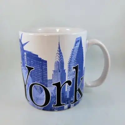 Mug New York Americaware Cup Coffee Tea USA Large Blue White Rea, View more