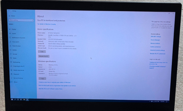 Lenovo ThinkPad T470s in Laptops in Markham / York Region - Image 4